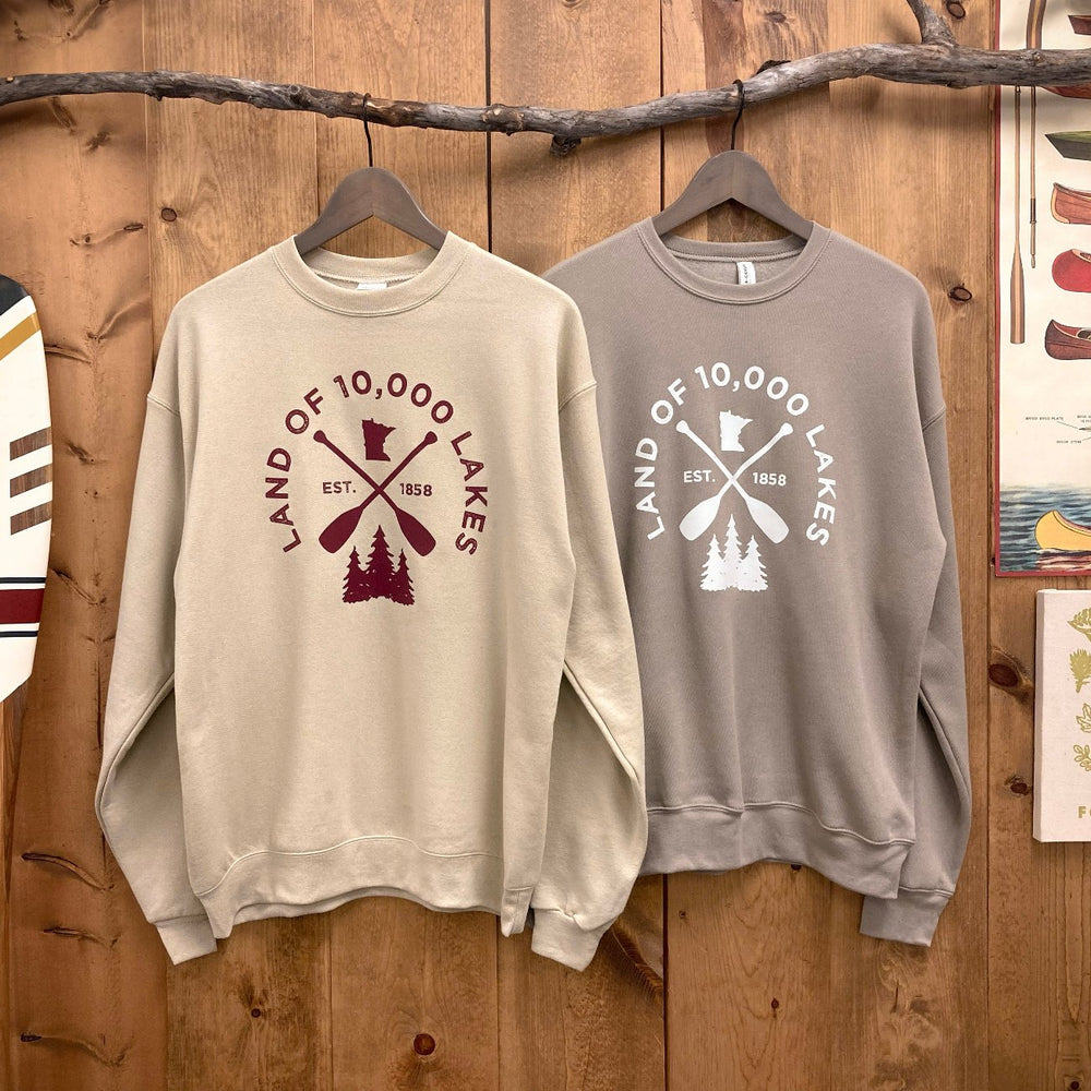 Minnesota: Land of 10,000 Lakes sweatshirt