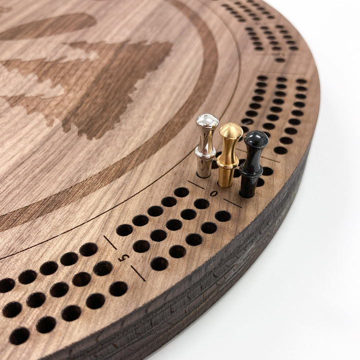 minnesota made cribbage board