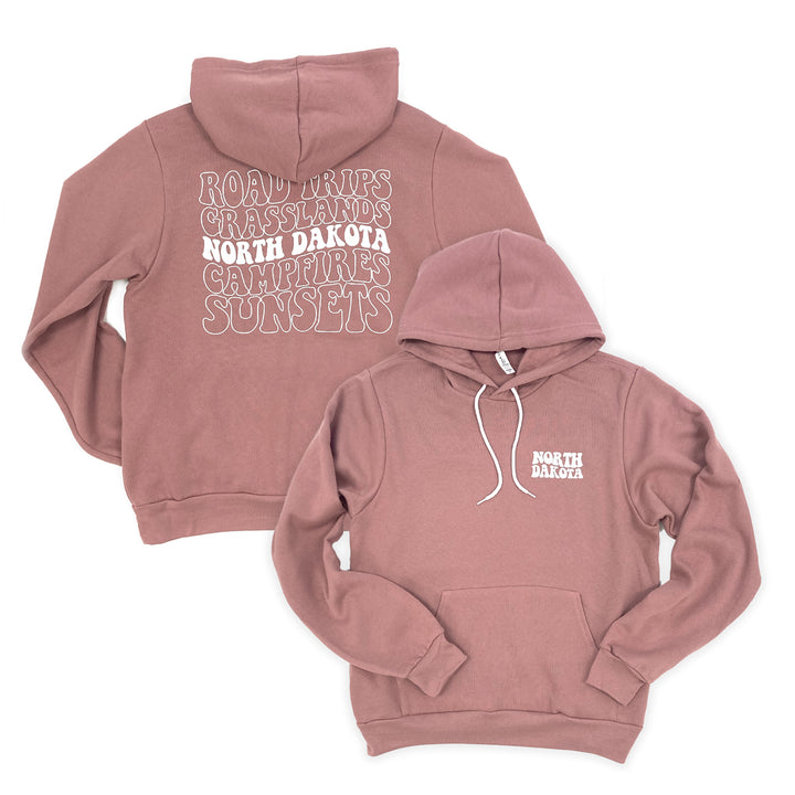 North Dakota Campfire Premium Hoodie - Unisex