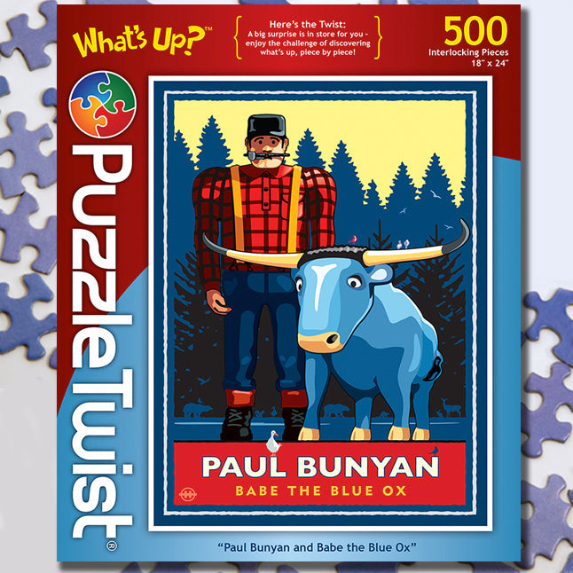 Paul Bunyan and Babe the Blue Ox Puzzle