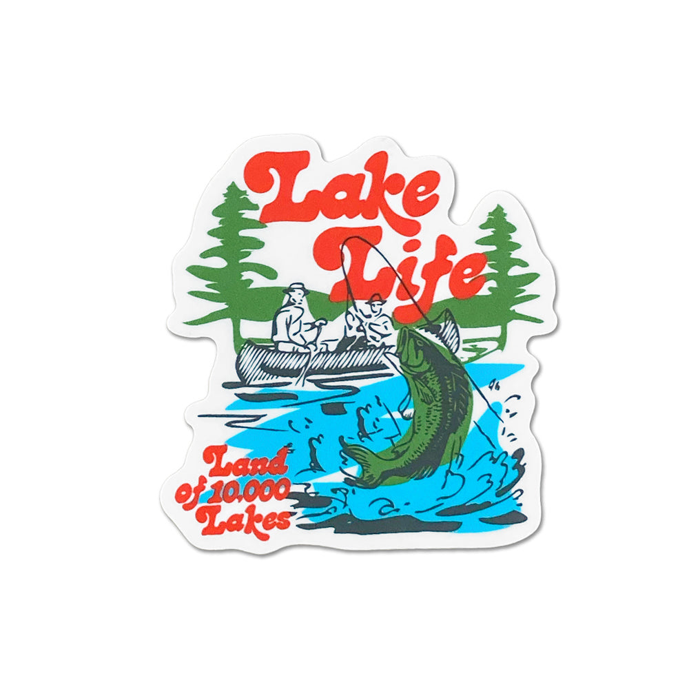 Bass Lake Sticker – 218 Clothing + Gift