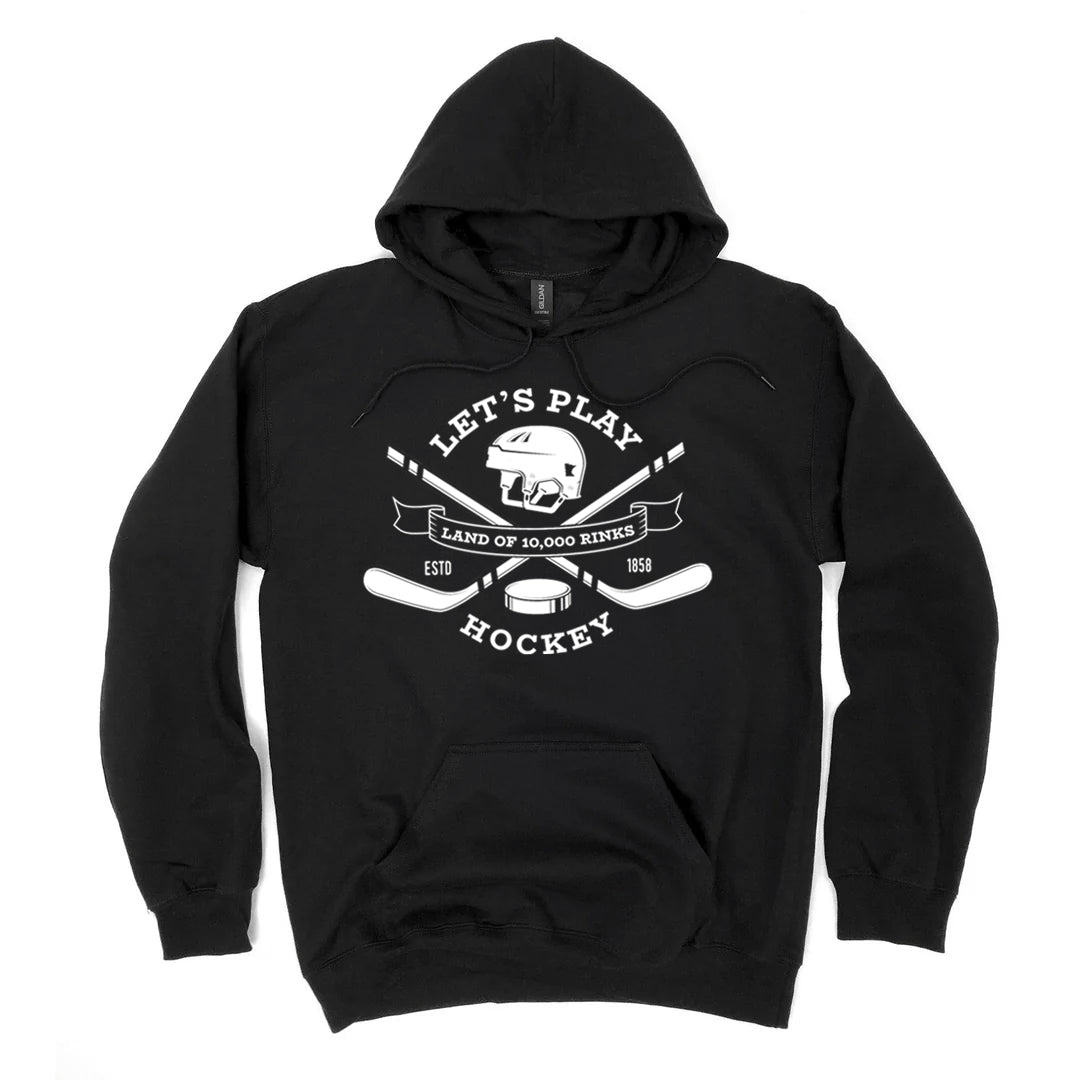 Let's Play Hockey Hoodie