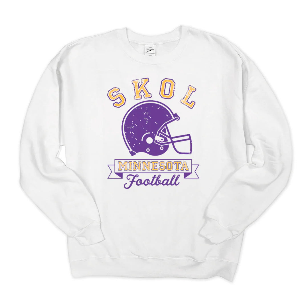 Vintage-inspired Minnesota football sweatshirt