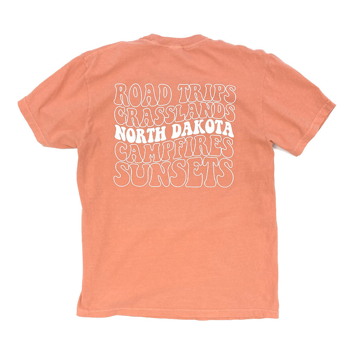 North Dakota Campfire Premium Tee - Unisex