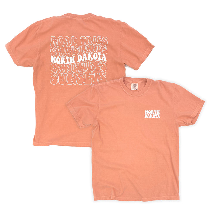 North Dakota Campfire Premium Tee - Unisex