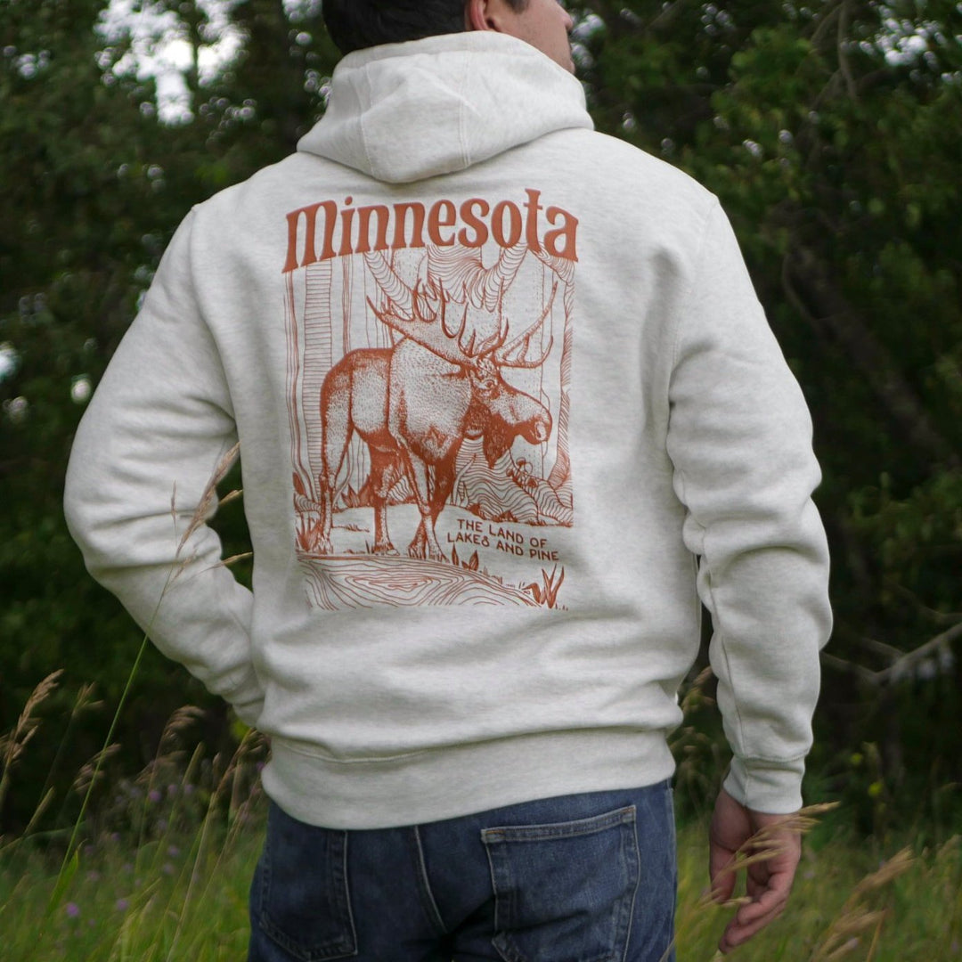 Minnesota moose hoodie - 218 clothing