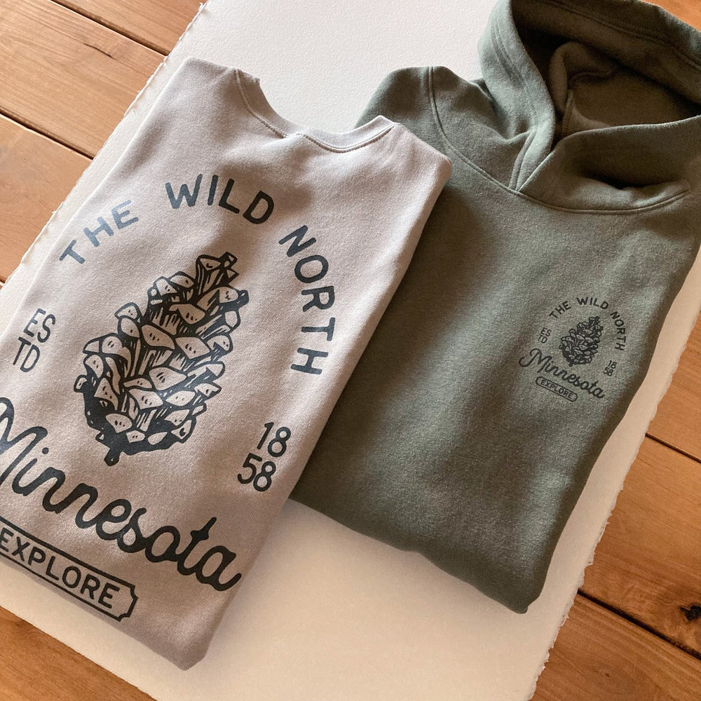 The Wild North - Minnesota sweatshirts