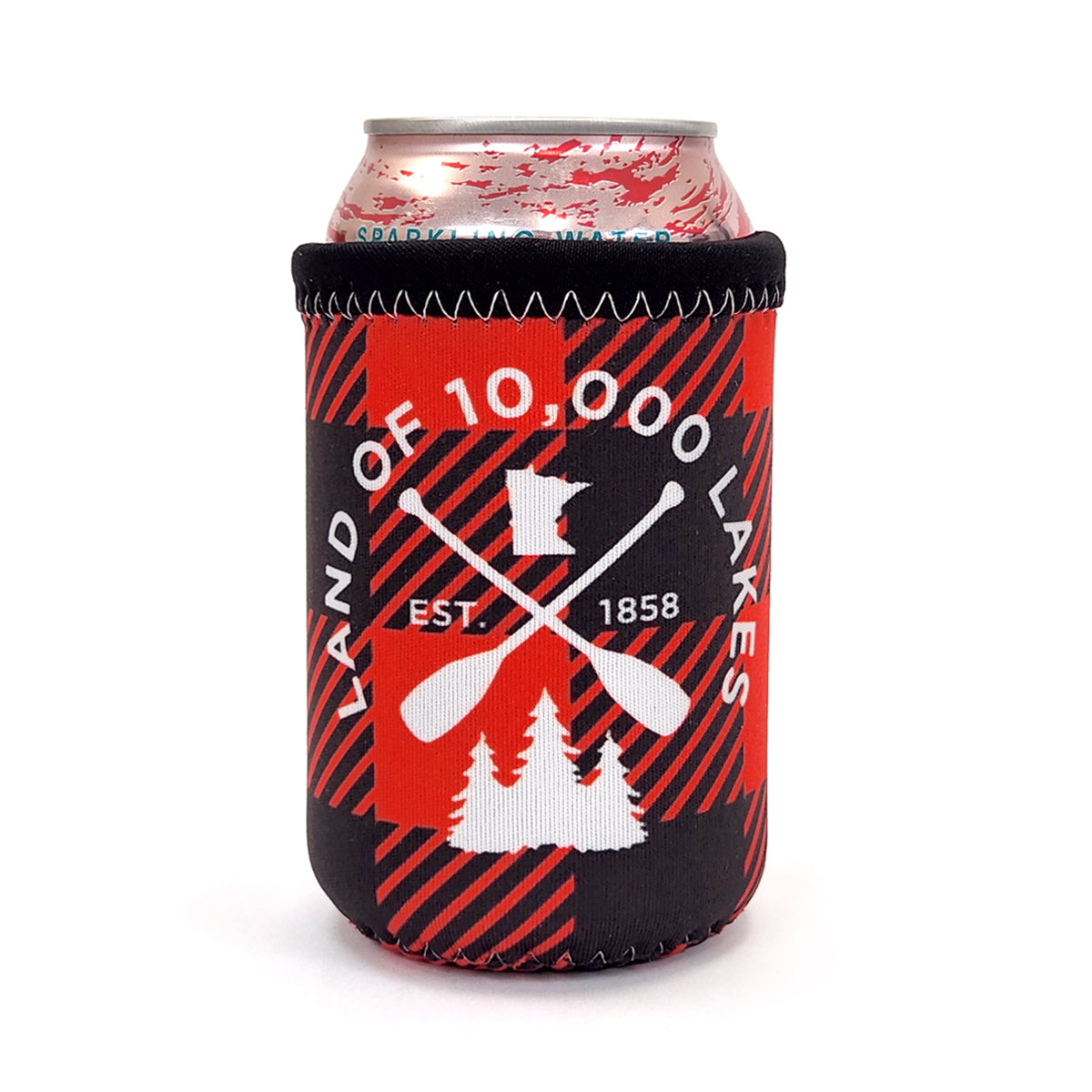 Buffalo plaid hot sale can koozie