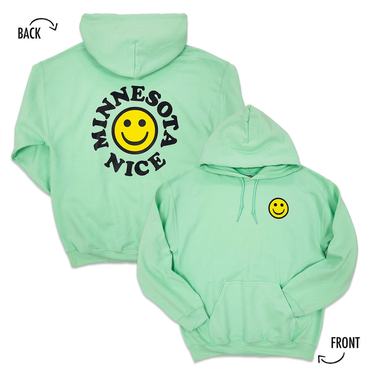 MN Nice Smile Hoodie - Green