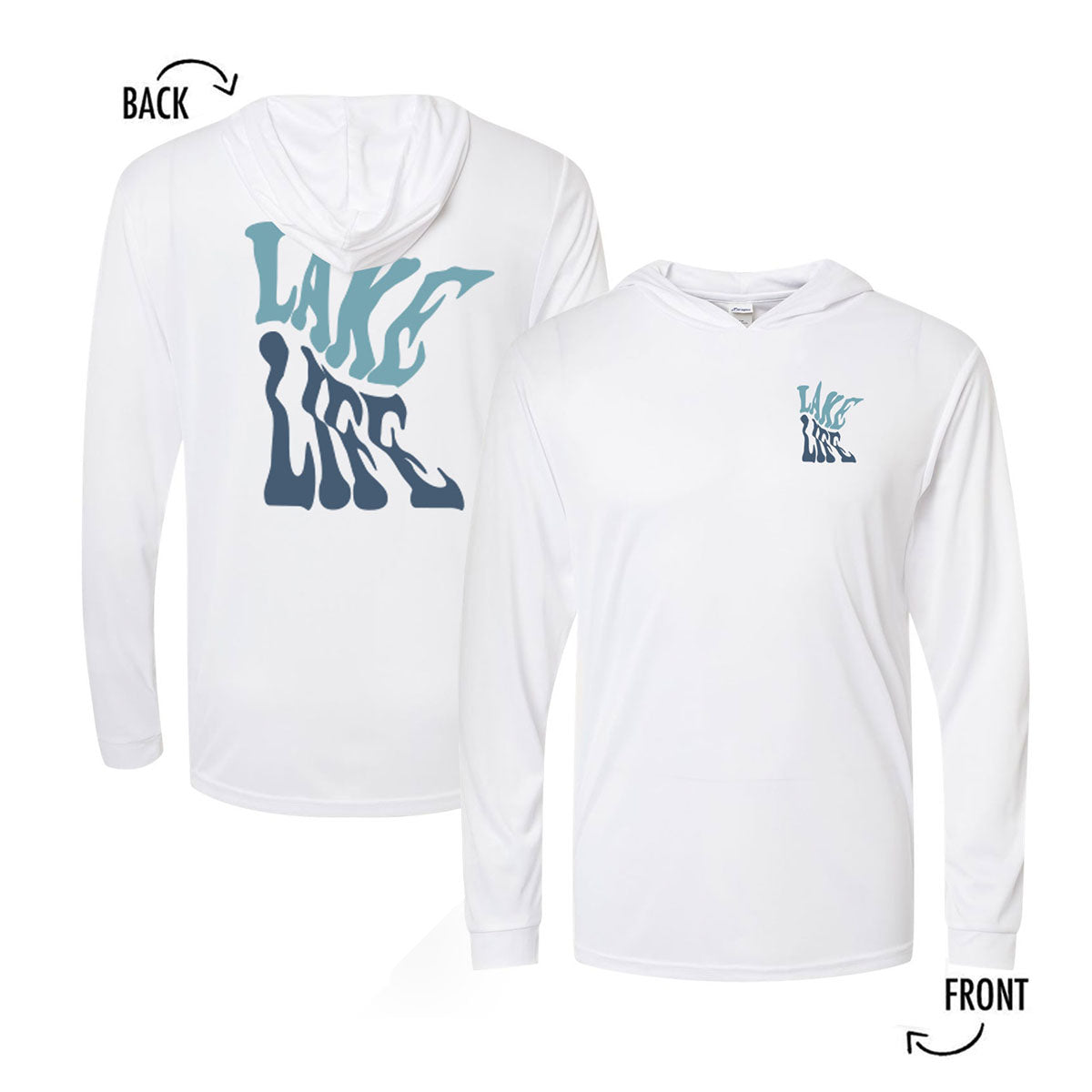 Make Waves UPF 50+ Hoodie – 218 Clothing + Gift